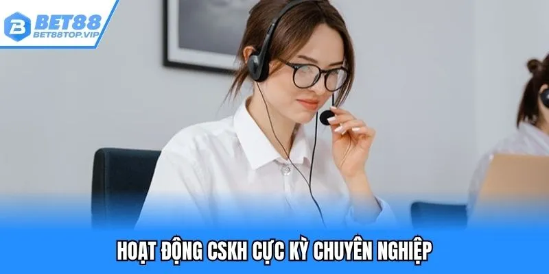 Hoạt động CSKH cực kỳ chuyên nghiệp